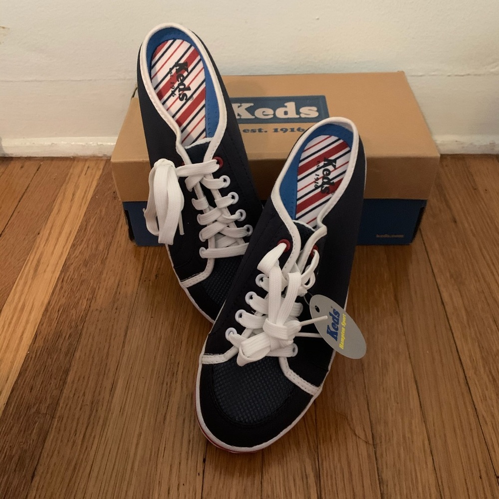 Never used. Keds HS LTT MULE Navy blue